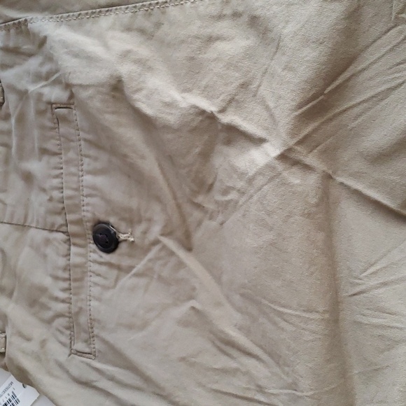 Goodthreads Slim-Fit 9" Flat-Front Comfort Stretch Chino Short Dark Khaki 32W - Picture 5 of 7